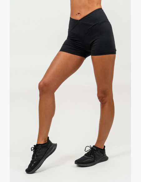 NEBBIA Leggings shorts with high waist AGILE black