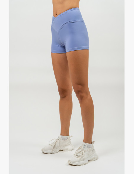 NEBBIA Leggings shorts with high waist AGILE purple