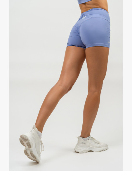 NEBBIA Leggings shorts with high waist AGILE purple