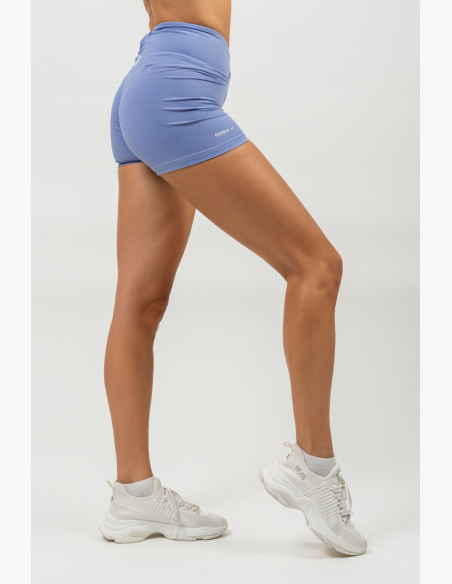 NEBBIA Leggings shorts with high waist AGILE purple