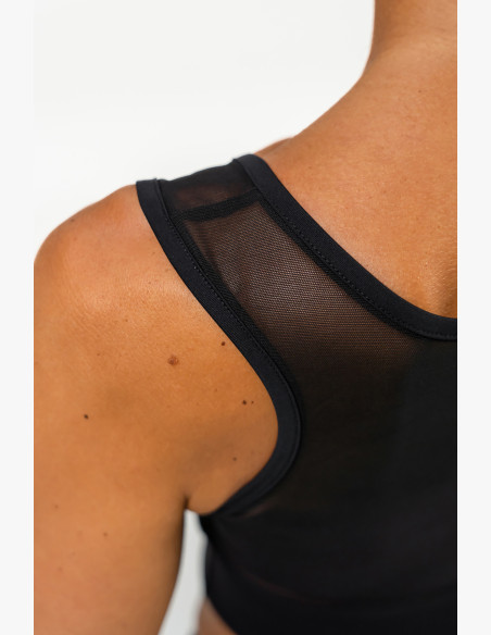 NEBBIA Sports bra with mesh PERFORMANCE black