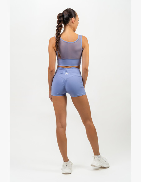 NEBBIA Sports bra with mesh PERFORMANCE purple