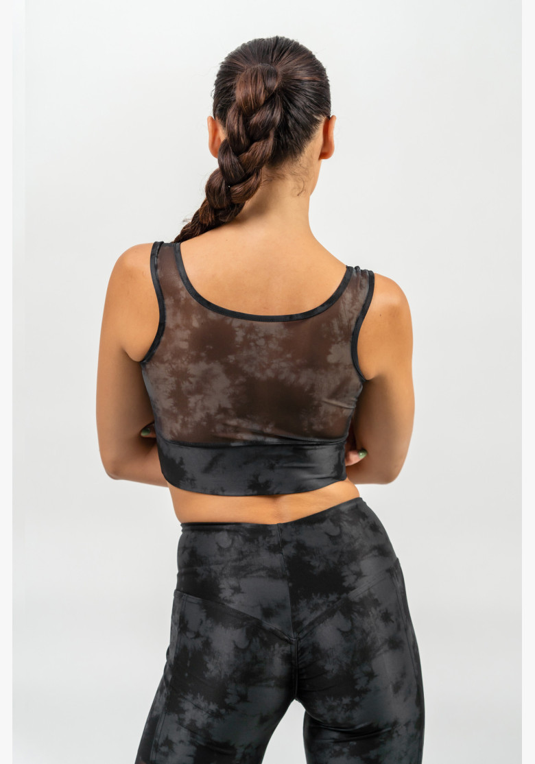 NEBBIA Sports bra with mesh IMPACT black NEBBIA Sports bra with mesh IMPACT black