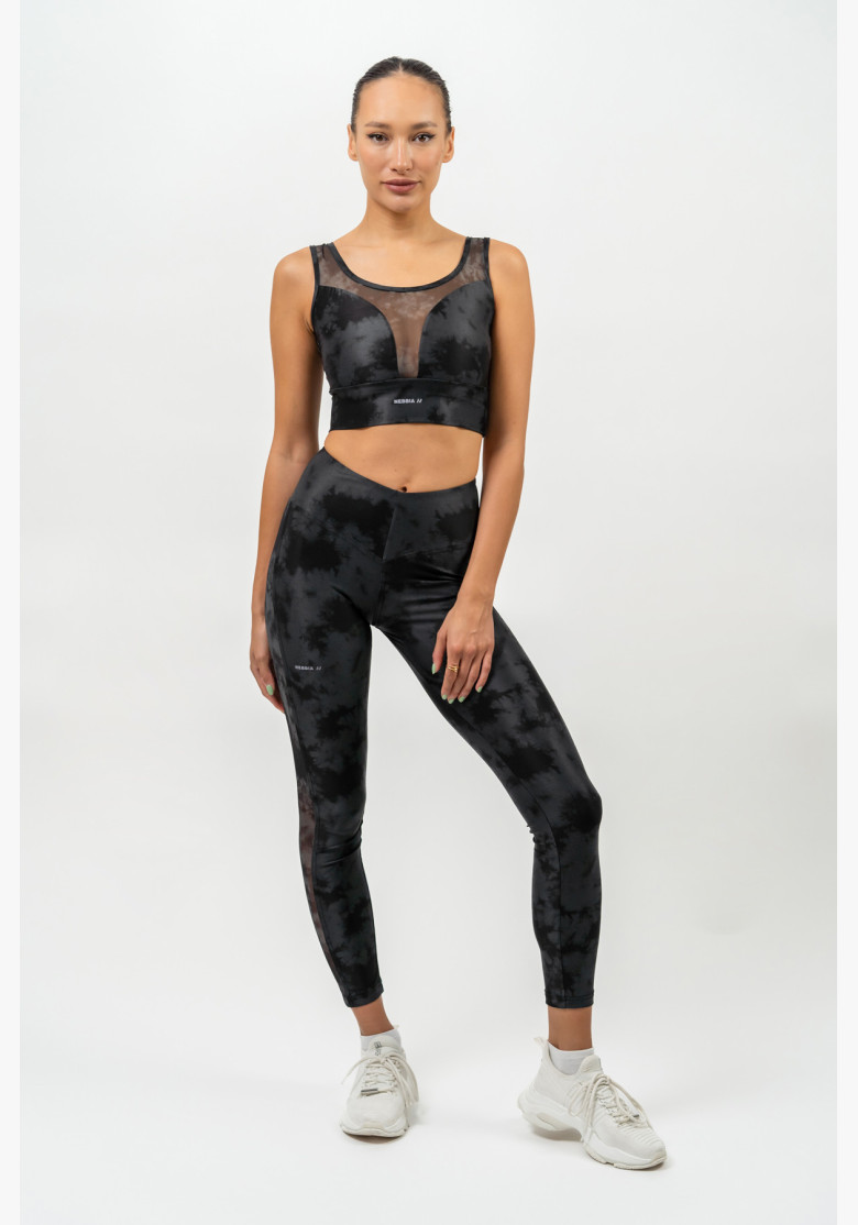 NEBBIA High-waisted mesh leggings... NEBBIA High-waisted mesh leggings...