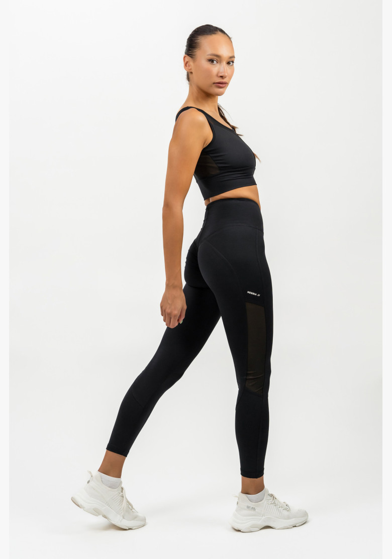 NEBBIA High-waisted mesh leggings...