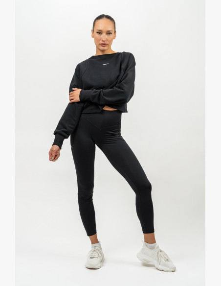 NEBBIA High-waisted mesh leggings PERFORMANCE black