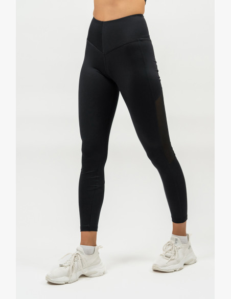 NEBBIA High-waisted mesh leggings PERFORMANCE black