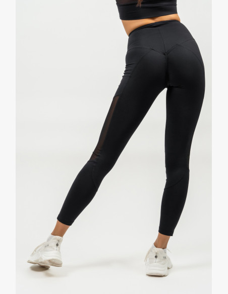NEBBIA High-waisted mesh leggings PERFORMANCE black