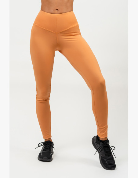 NEBBIA High-waisted mesh leggings PERFORMANCE orange
