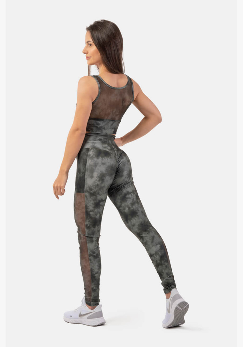NEBBIA Green ECO leggings "Breathe"... NEBBIA Green ECO leggings "Breathe"...