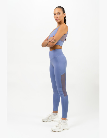 NEBBIA High-waisted mesh leggings PERFORMANCE purple