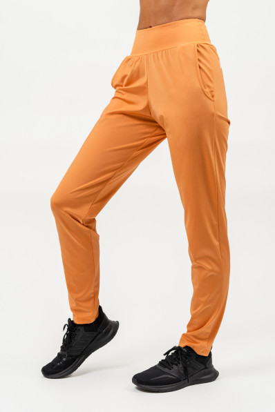 NEBBIA Slim fit leggings with pockets SLEEK orange