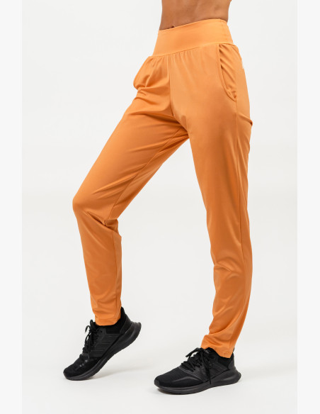 NEBBIA Slim fit leggings with pockets SLEEK orange