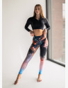 The Butterfly Thermal Leggings have a beautiful summer design with a thermal lining.