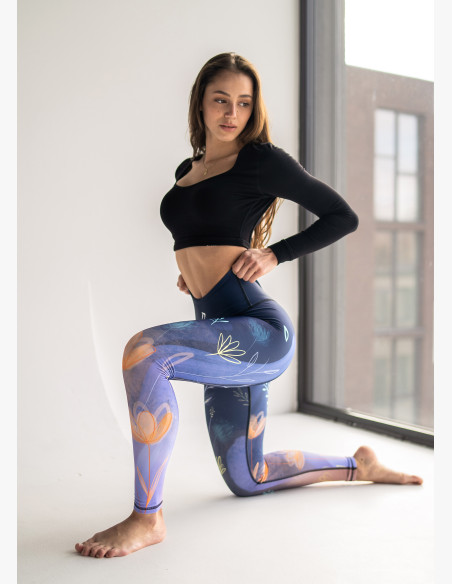 KFIT Thermo Leggings Night Meadow
