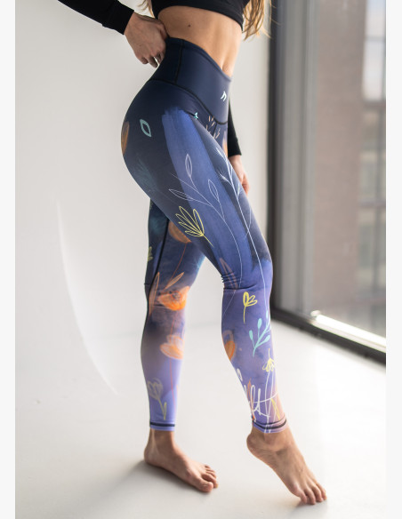 KFIT Thermo Leggings Night Meadow