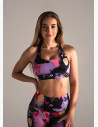 The "racer-back" cut of the straps and the elasticated underband are great features that can provide better support and comfort when wearing a bra, especially during sports or an active lifestyle. 