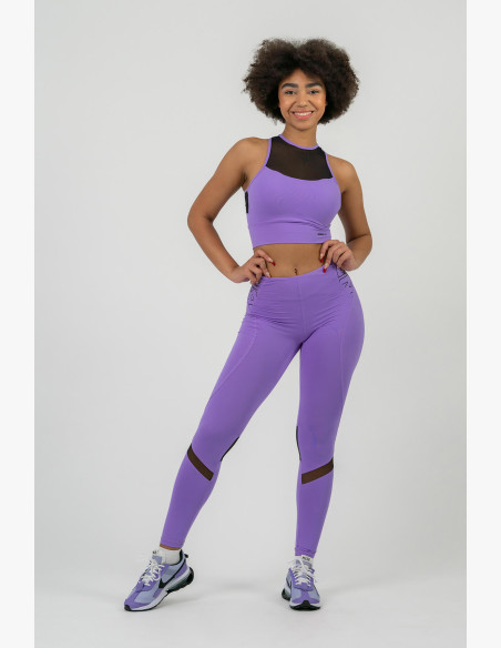 NEBBIA FIT Activewear high waist leggings lilac