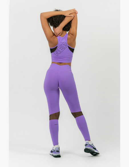 NEBBIA FIT Activewear high waist leggings lilac