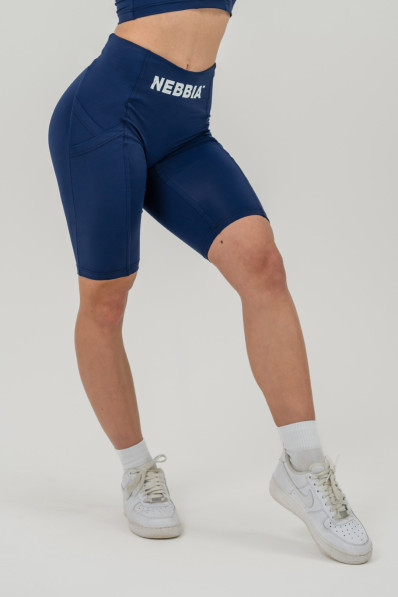 NEBBIA Cyklistické šortky s vysokým pásom 10″ GYM THERAPY...