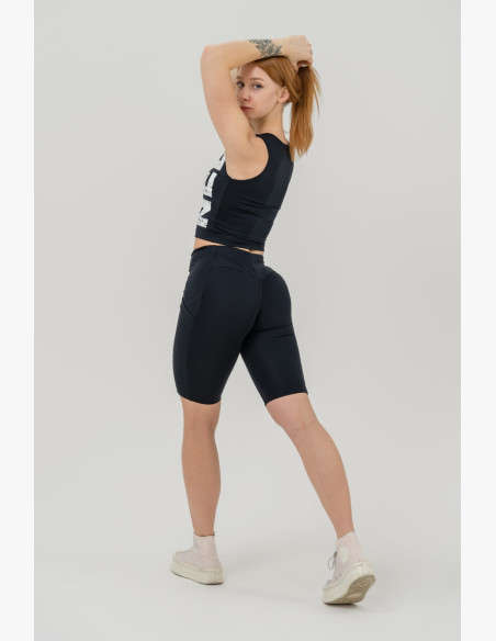 NEBBIA Tank top SNATCHED black