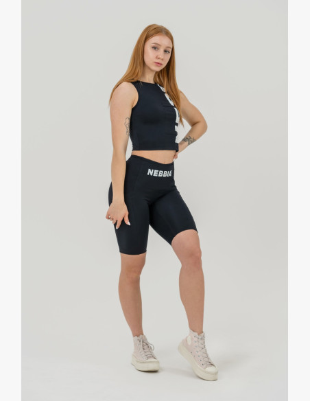 NEBBIA Tank top SNATCHED black