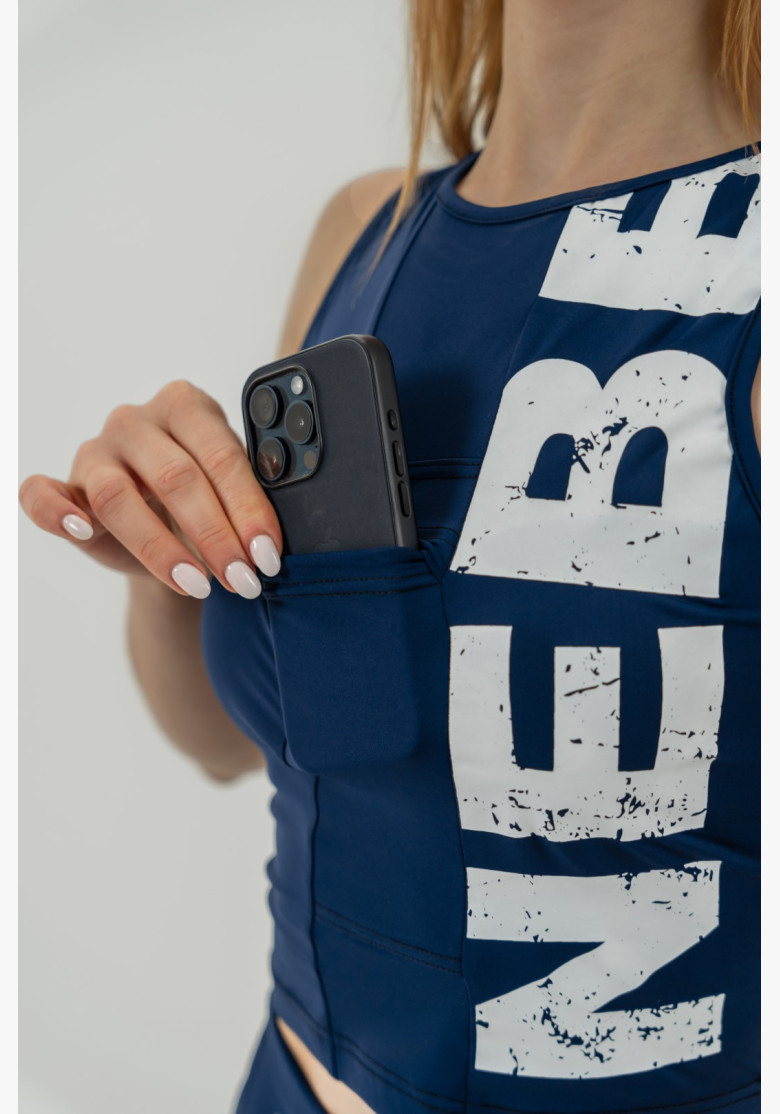 NEBBIA Tank top SNATCHED blue NEBBIA Tank top SNATCHED blue