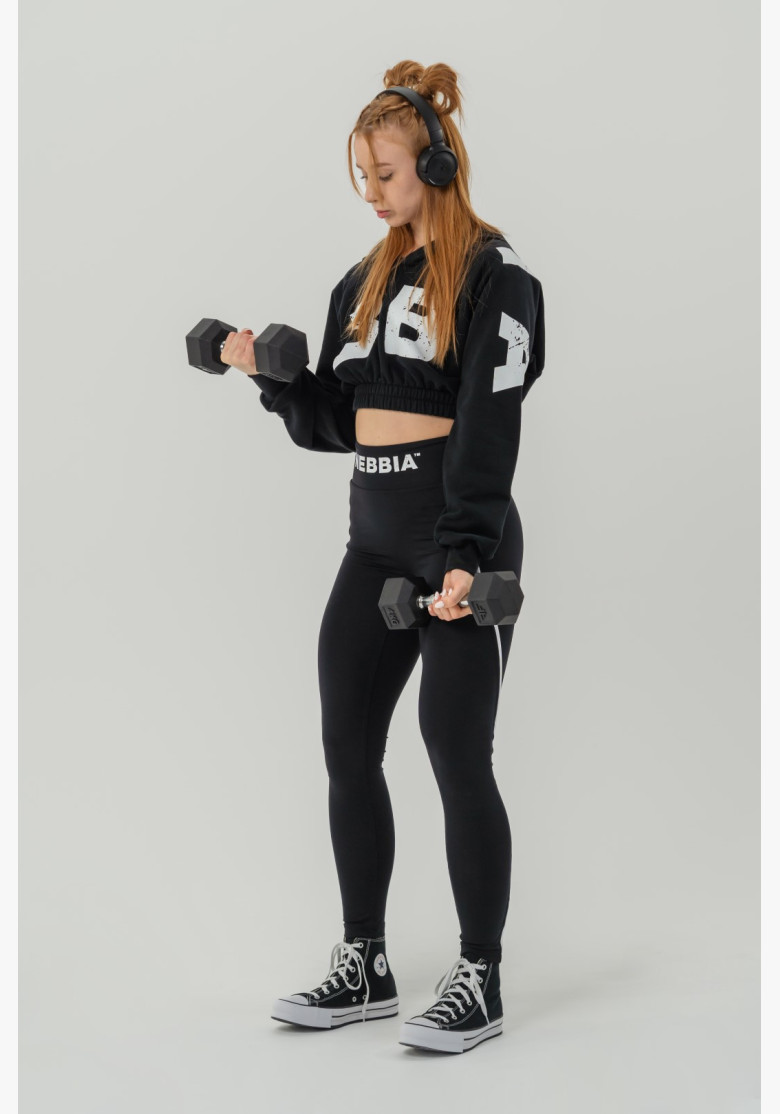 NEBBIA Crop top sweatshirt MUSCLE... NEBBIA Crop top sweatshirt MUSCLE...