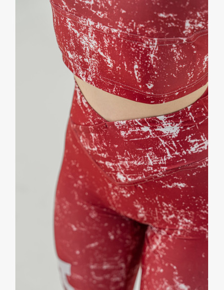NEBBIA Exercise leggings ROUGH GIRL red