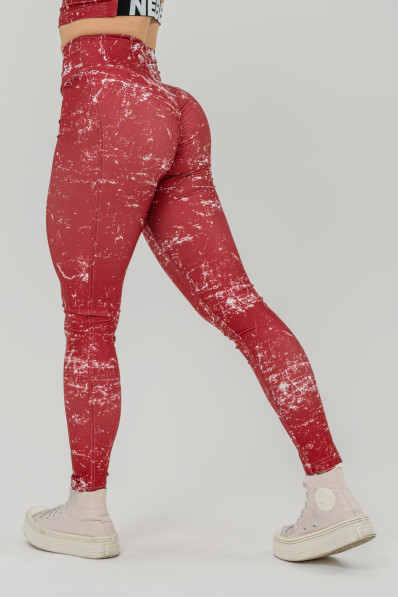 NEBBIA Exercise leggings ROUGH GIRL red