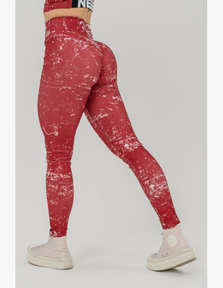 NEBBIA Exercise leggings ROUGH GIRL red