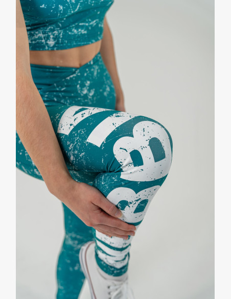 NEBBIA Workout Leggings ROUGH GIRL green