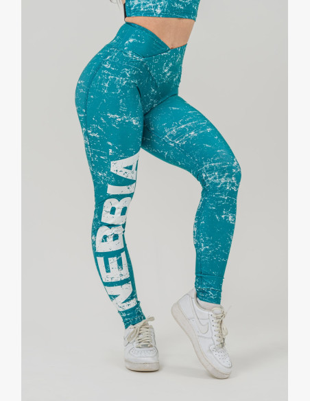 NEBBIA Workout Leggings ROUGH GIRL green