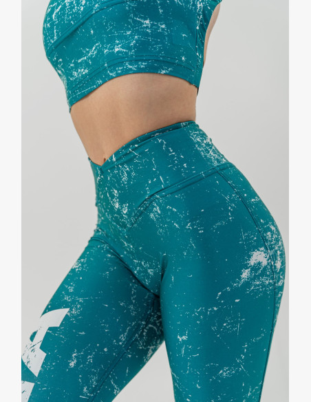 NEBBIA Workout Leggings ROUGH GIRL green