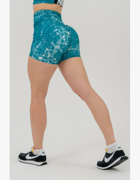 NEBBIA Leggings high waisted 5″ HAMMIES green