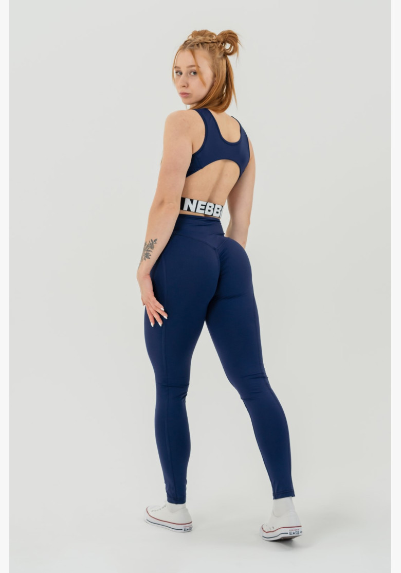 NEBBIA Fitness leggings with high...