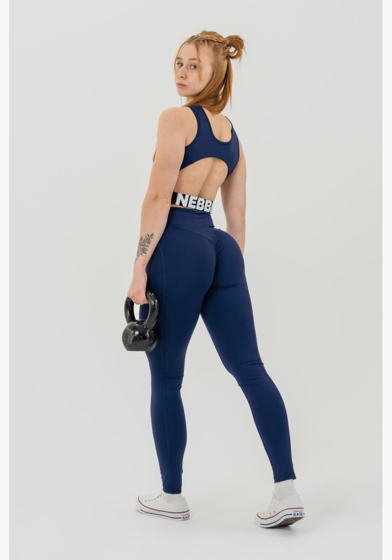 NEBBIA Fitness leggings with high...