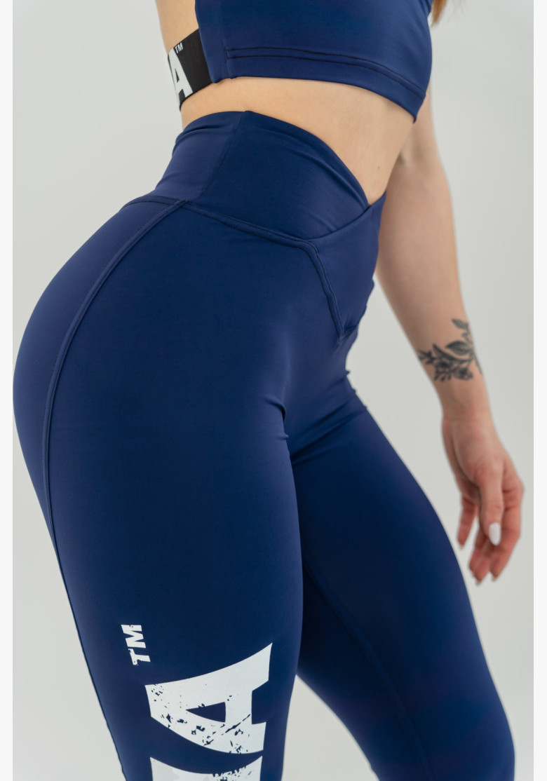 NEBBIA Fitness leggings with high...