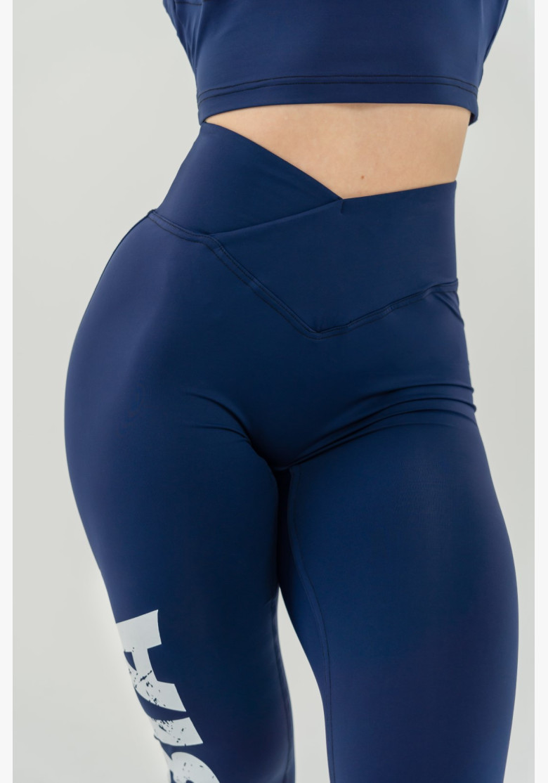 NEBBIA Fitness leggings with high...