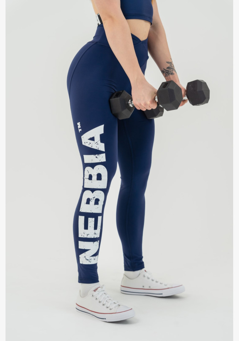 NEBBIA Fitness leggings with high...