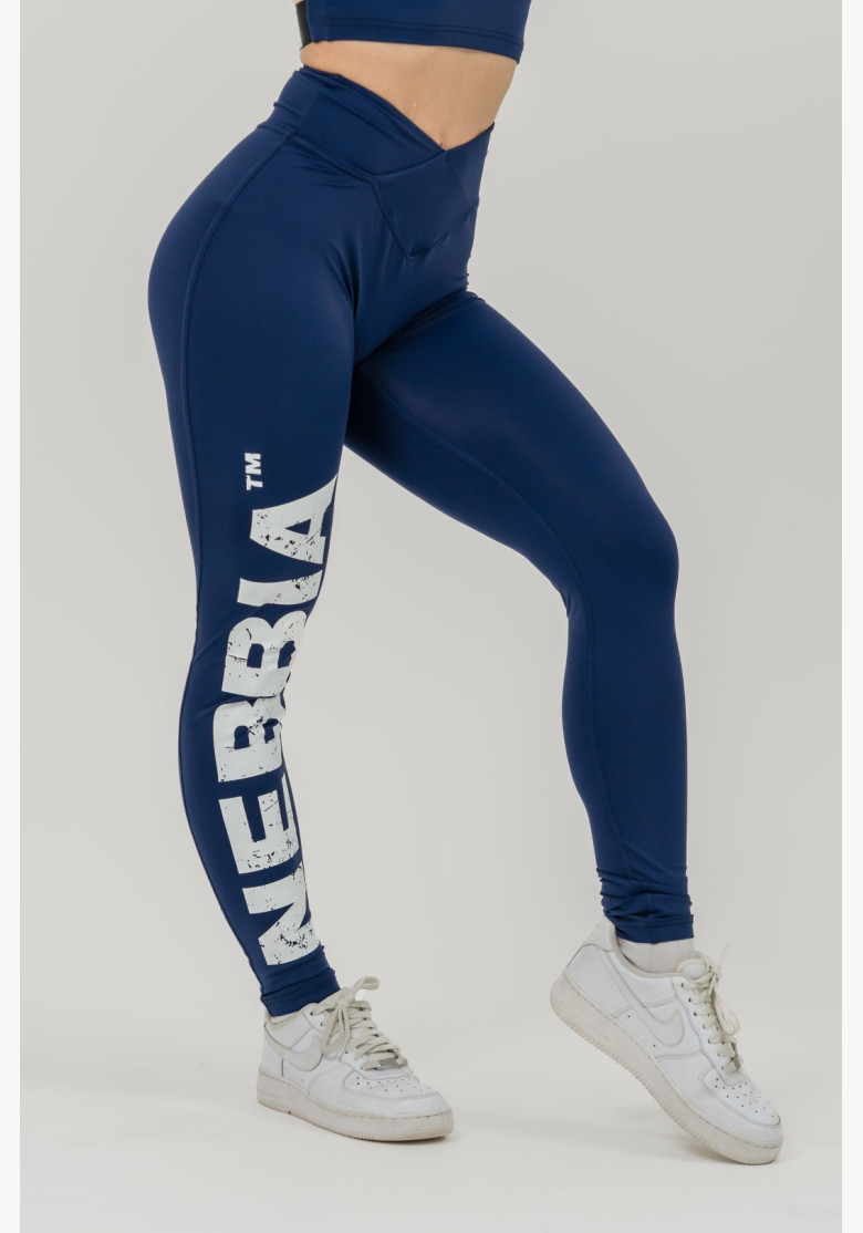 NEBBIA Fitness leggings with high...