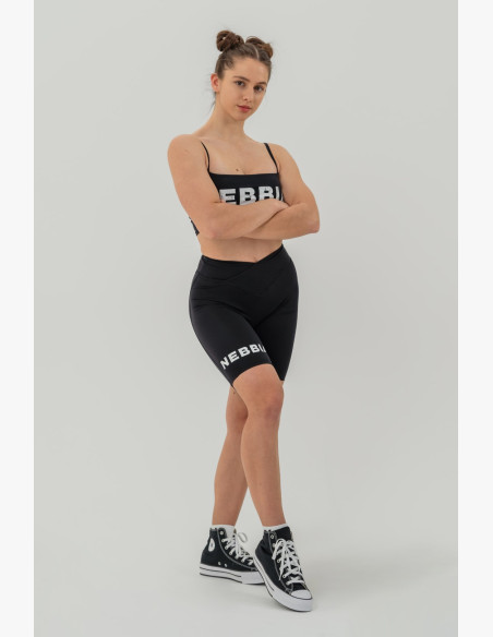 NEBBIA Bandeau bra BACK CHECK black