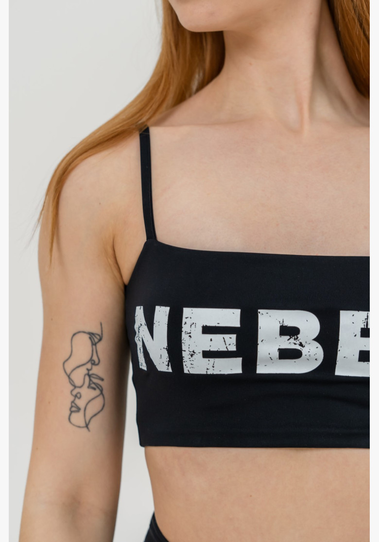 NEBBIA Bandeau bra BACK CHECK black NEBBIA Bandeau bra BACK CHECK black