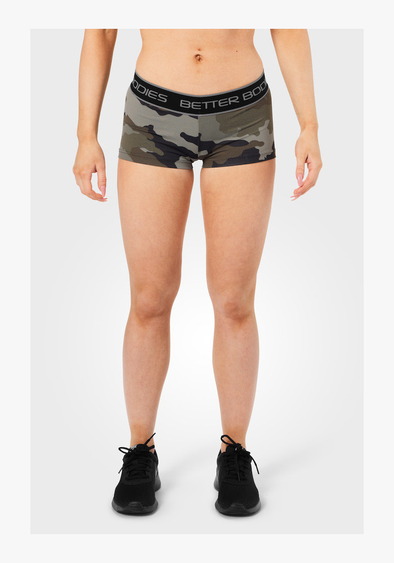 FITNESS GREEN CAMOPRINT green shorts...