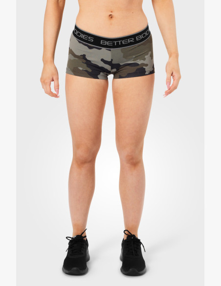 FITNESS GREEN CAMOPRINT green shorts - Better Bodies