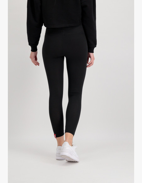 Alpha Industries Basic SL Foil Print leggings black yellow gold