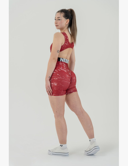 NEBBIA Crop top tank top ROUGH GIRL red