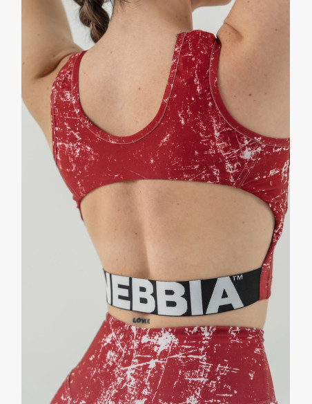 NEBBIA Crop top tank top ROUGH GIRL red