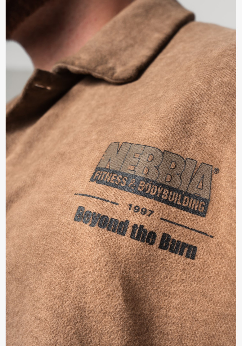 NEBBIA Washed-off oversized košeľa...