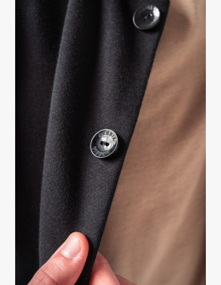 NEBBIA Oversized košeľa 90s THROWBACK čierna